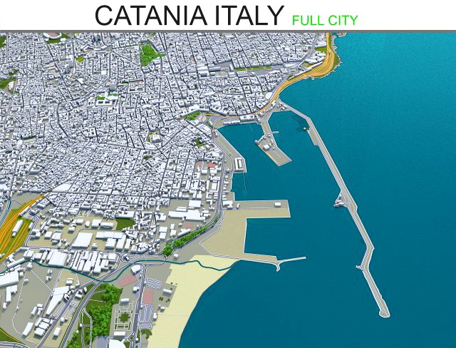 catania city italy 30km