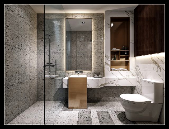 modern toilet bathroom