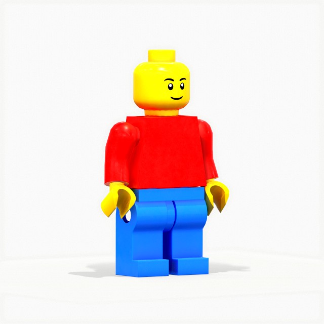 lego man pbr rigeed