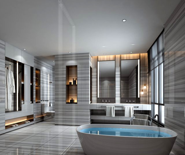 modern toilet bathroom