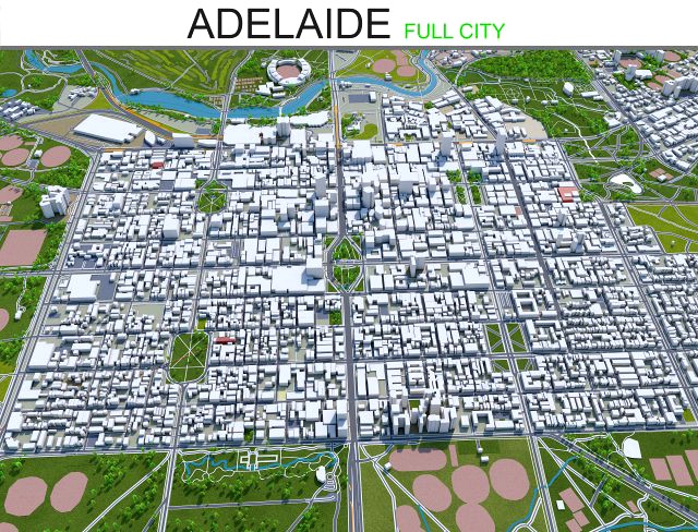 adelaide city australia 65km