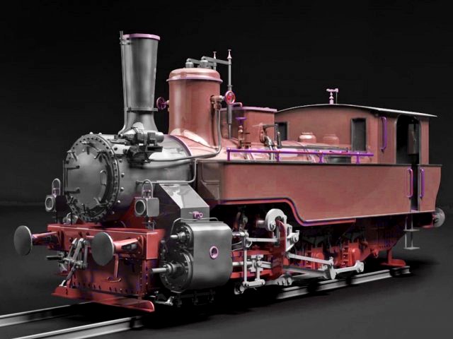 mav class 475 steam engine locomotive tank engine for classic train