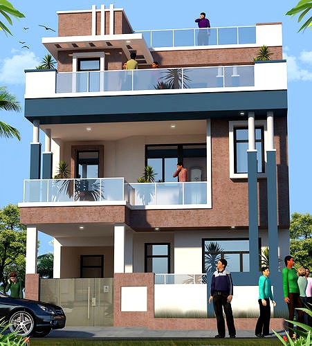 Exterior Day Seen 3D Model Ready File 1