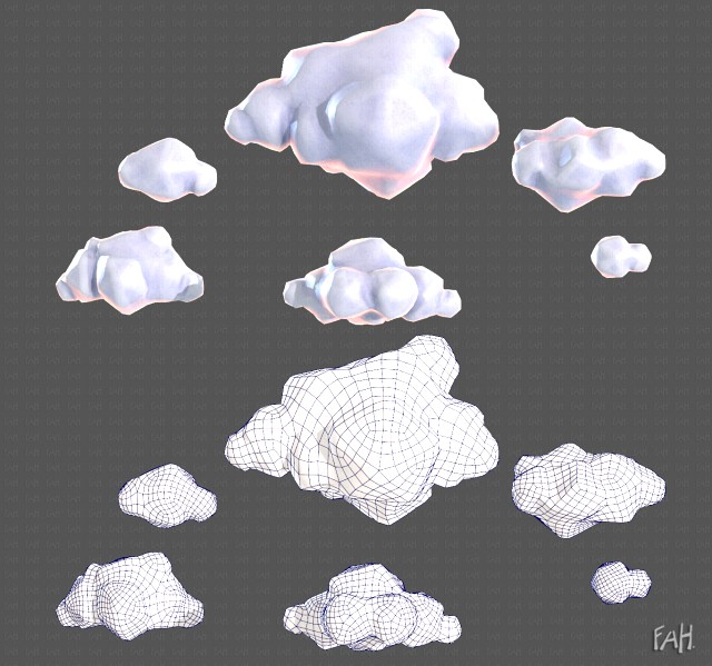 clouds cartoon v02