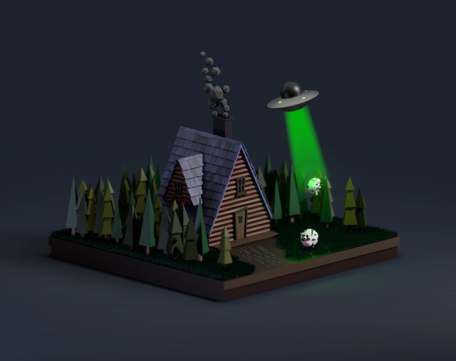 house in the forest