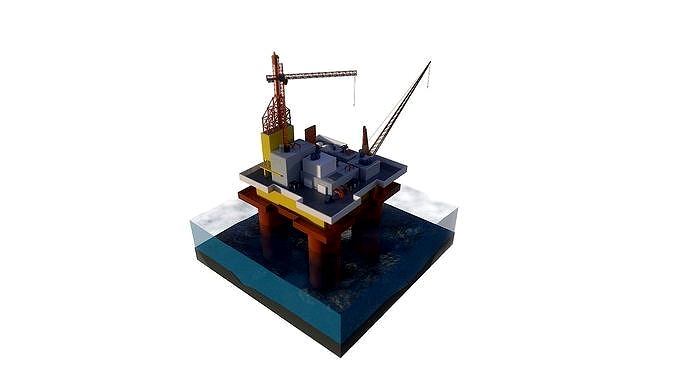 Oil rig platform