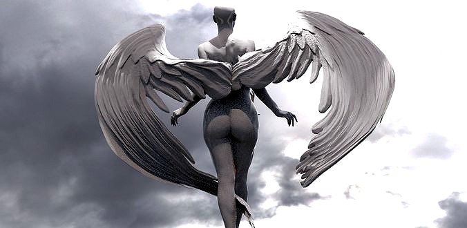 Eve Angel Model Sculpture