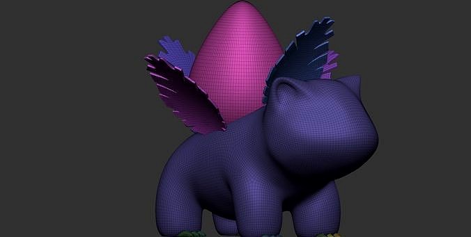 ivysaur lowpoly model