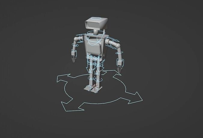Rigged Robot