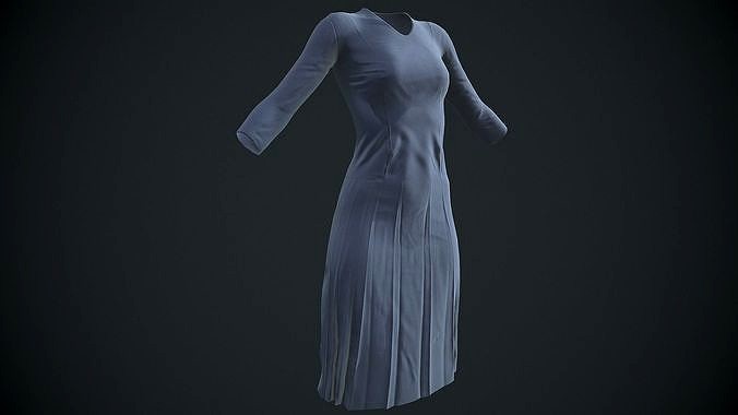 Vintage Midi Dress game model