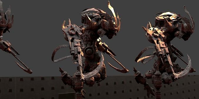 Bionic samurai low res model 3