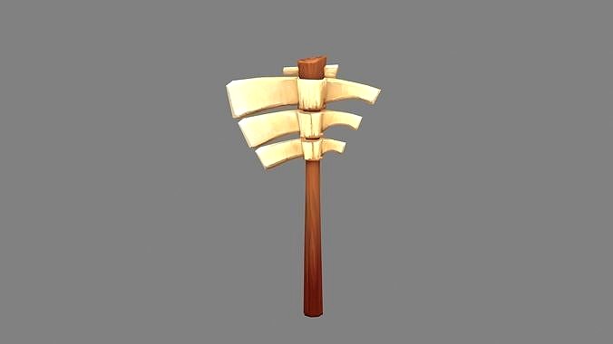 Bone Axe - Primitive Weapon