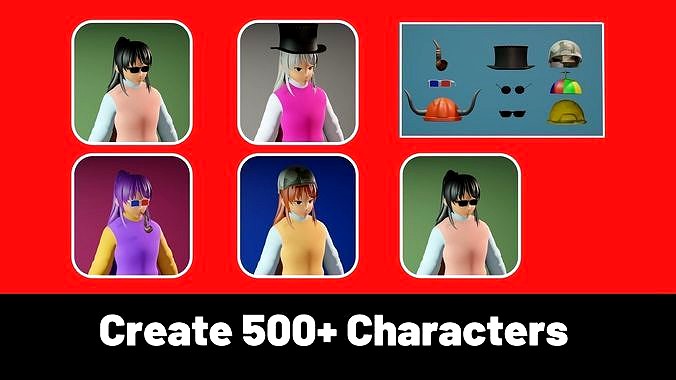 3d NFT Characters - Series CV