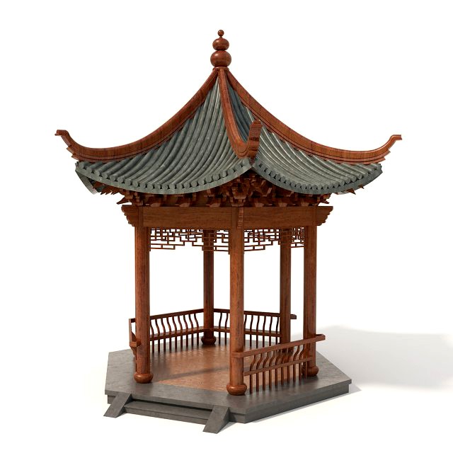 chinese wood gazebo