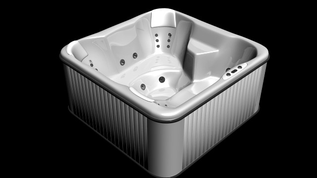 modern jacuzzi