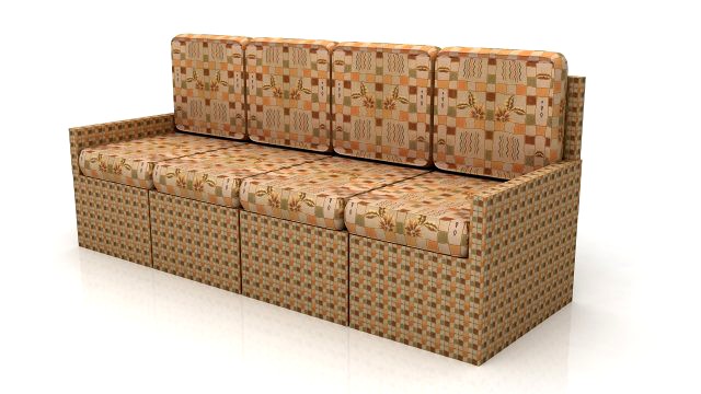 sofa 3ds max 2014 - vray