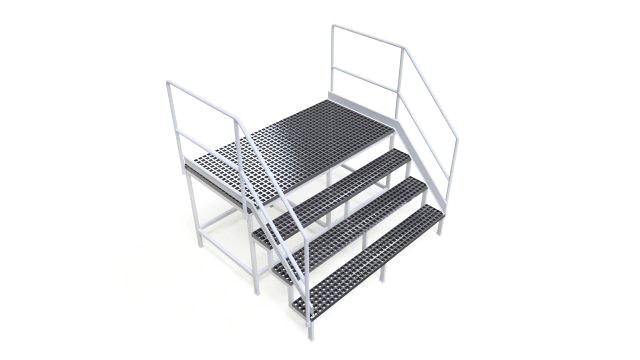 steel grill platform