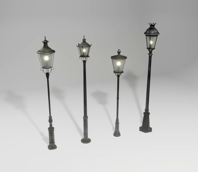 old street lamps