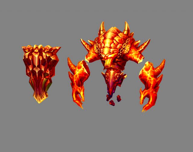 cartoon summon monster - flame demon - fire demon