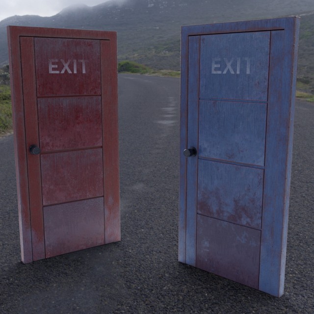 exit door