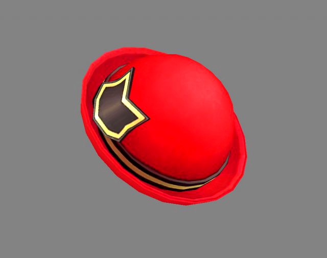 cartoon red lady hat - casual hat - round hat