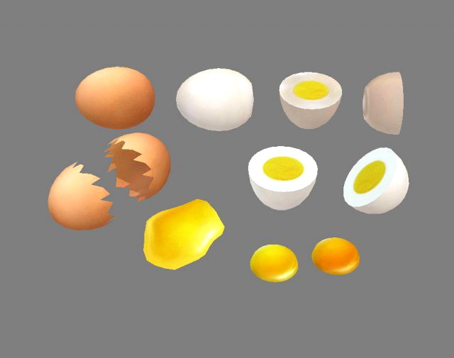 a pile of eggs - soft-boiled eggs -yolk-eggshells-broken eggs