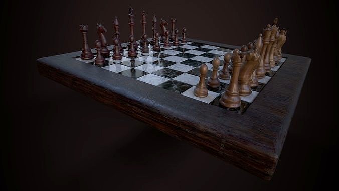 Chess Board Wood