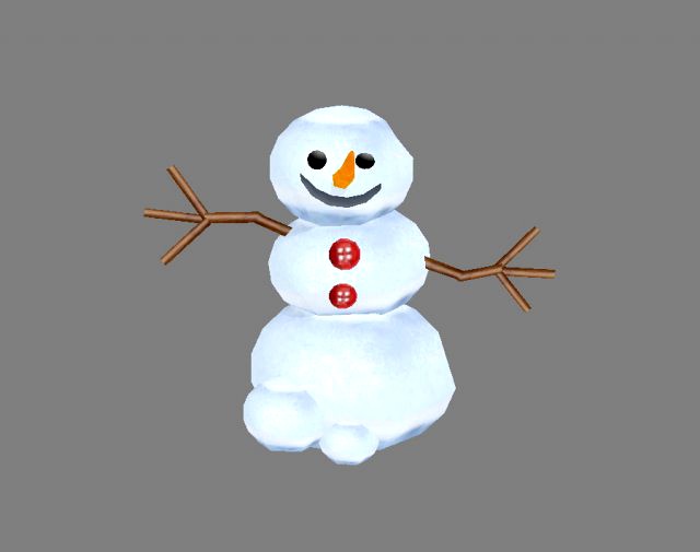 cartoon snowman