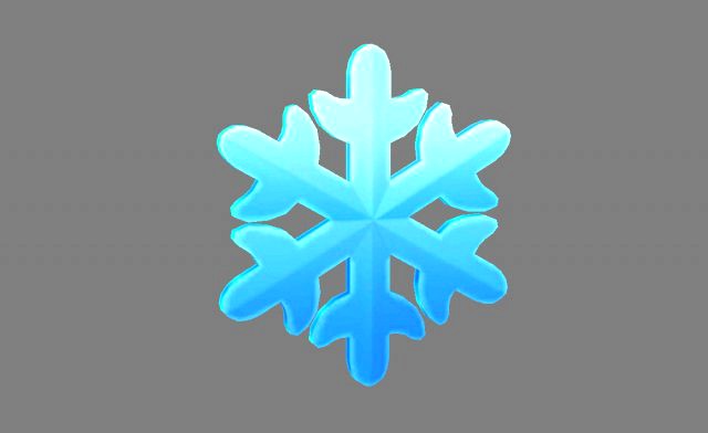 cartoon snowflake