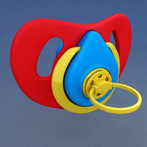 Baby pacifier 3d model