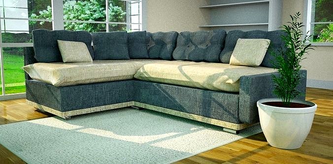 Sofa making on Cinema 4d -Octan render