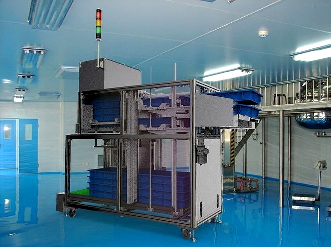 Stacking box feeding machine