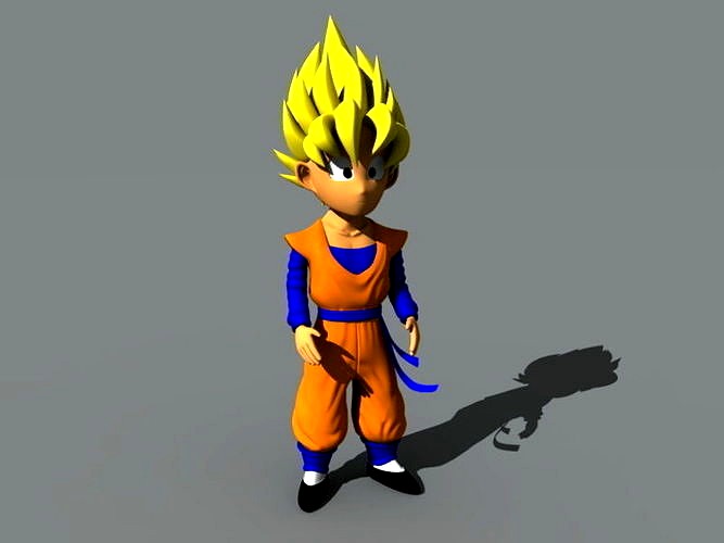 Son Goku 3D Anima Model