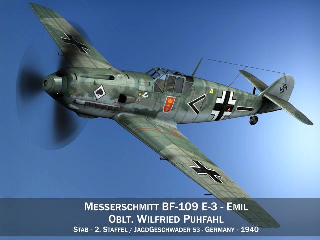 messerschmitt - bf-109 e - jg 53