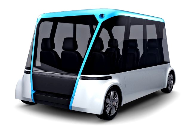 electric unmanned city bus v 1