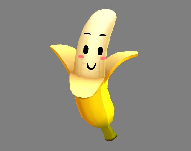 cartoon banana mascot