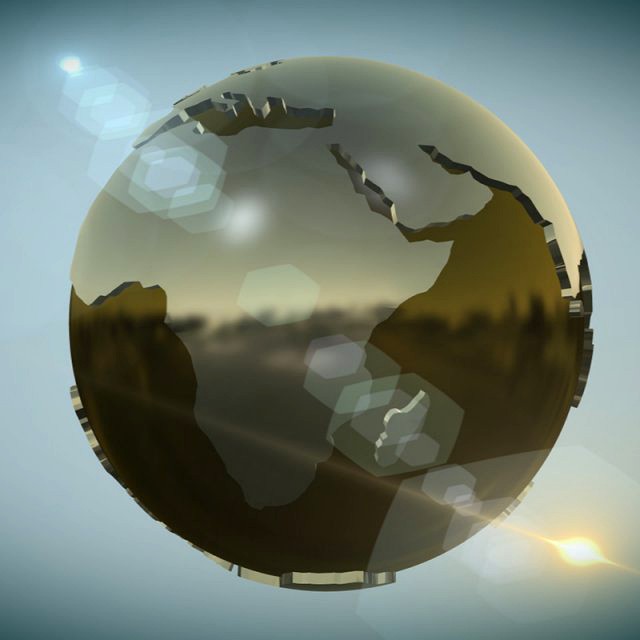 motion graphics earth globe