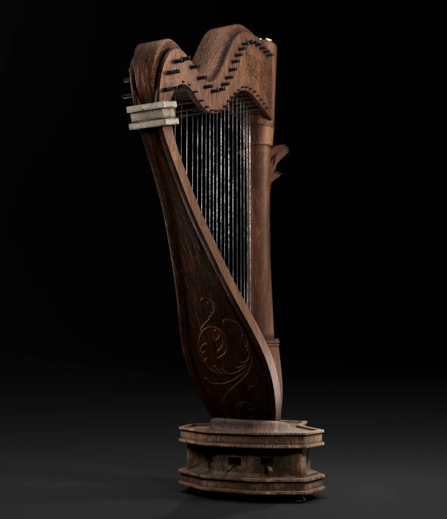 musical instrument harp