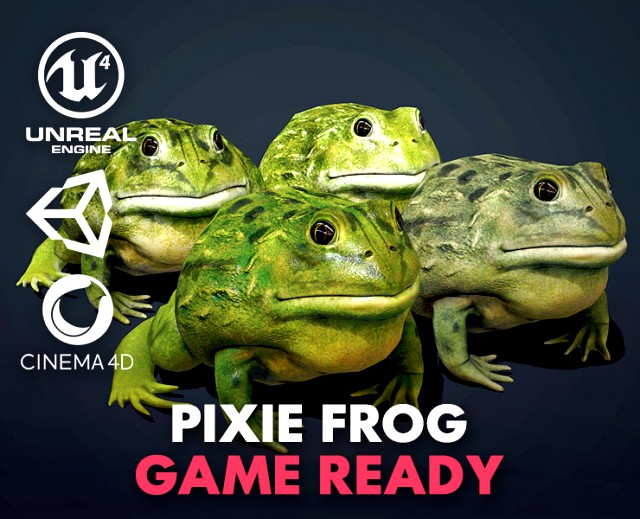 pixie frog - game ready