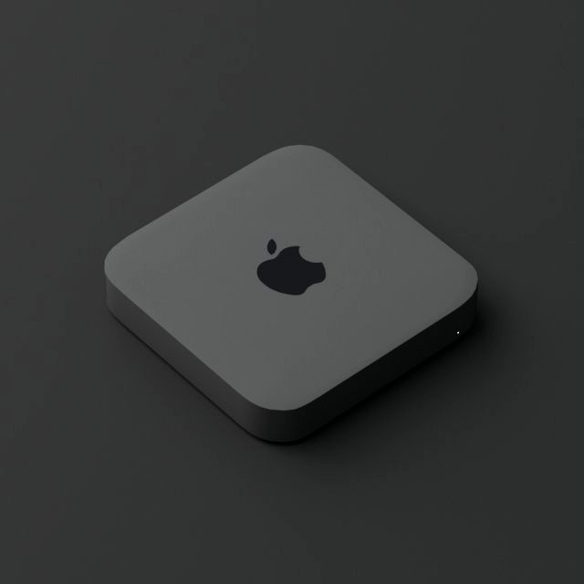 apple mac mini dark grey