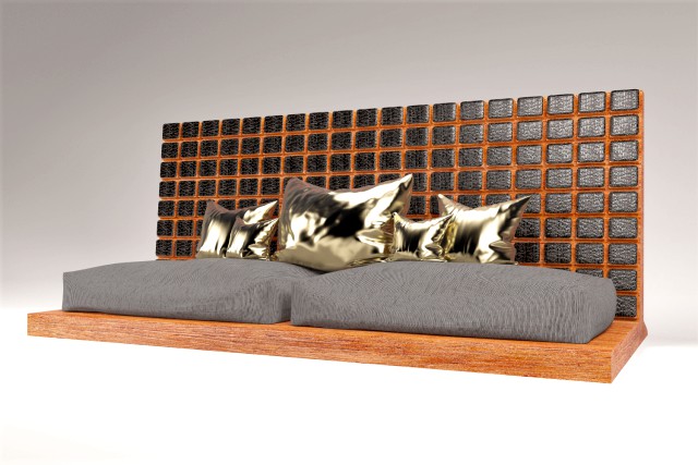 chocolate sofa