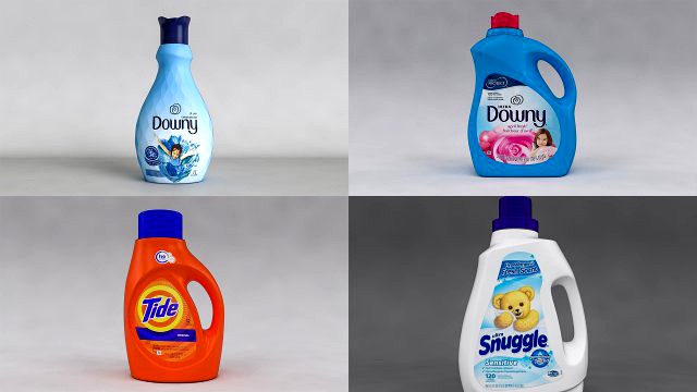 detergent bottles collection