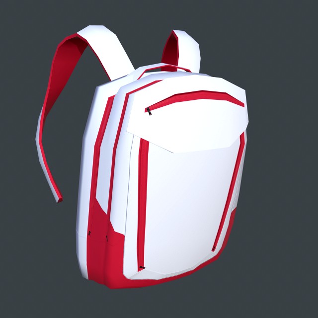 backpack lowpoly