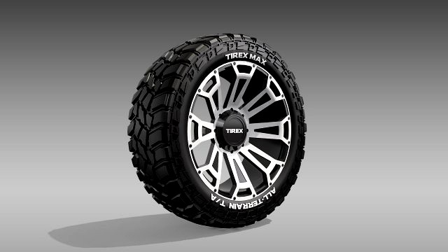 all terrain tire and rim