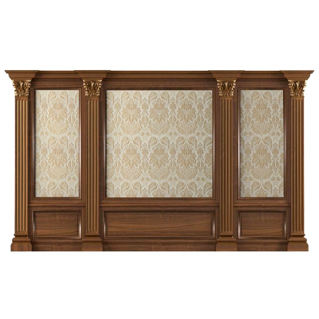 wall wood boiserie paneling wallpaper