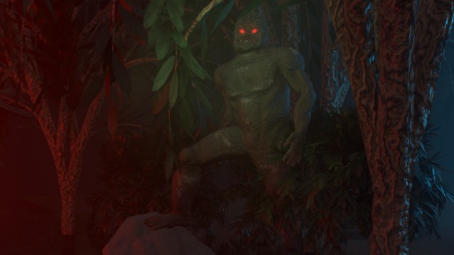 swamp monster pbr loy-poly gameready