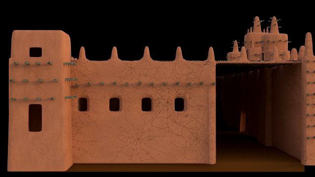 clay building