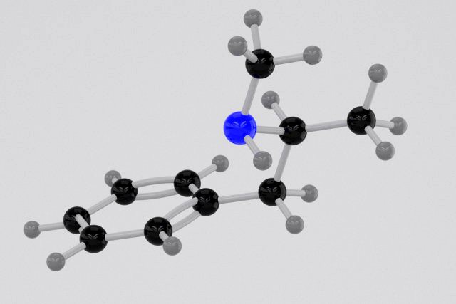 drug methaphetamine molecule