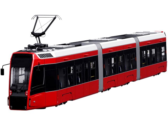 modern tram streetcar