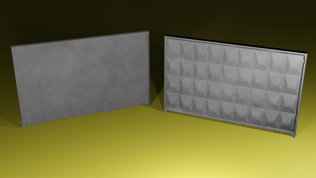 concrete fence